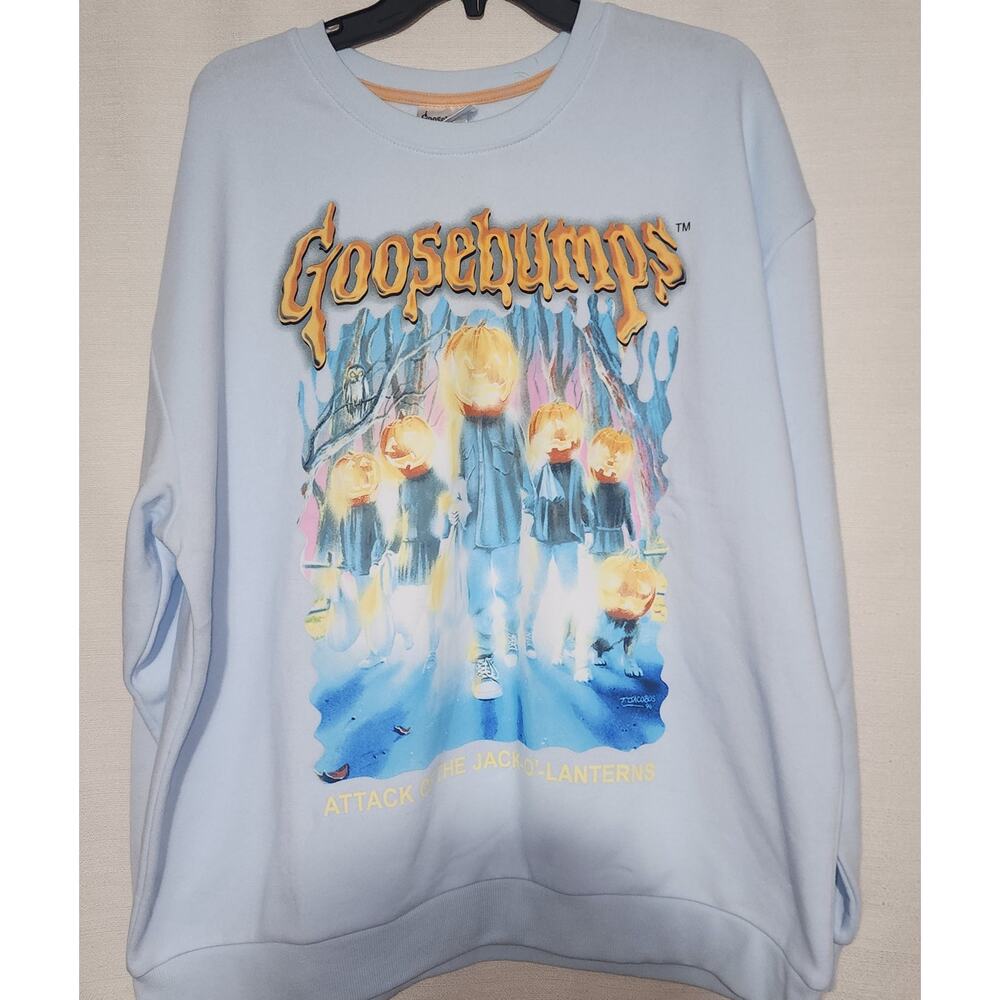 Goosebumps Jack-O-Lantern sweatshirt women's XXL